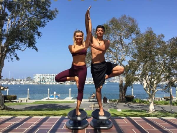 Double Tree Pose (Partner Vrksasana)