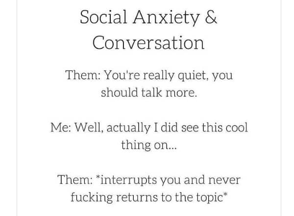 Social Anxiety and Conversation