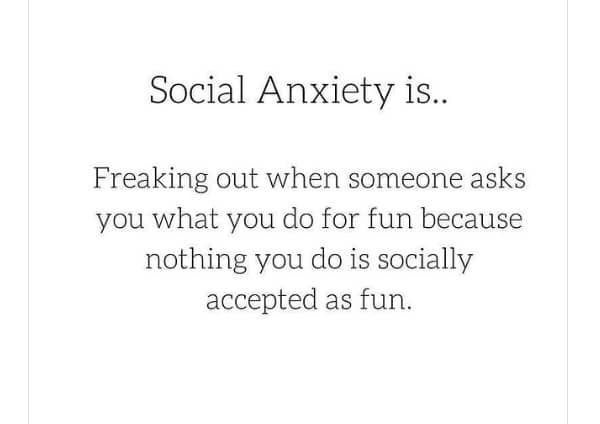 Social Anxiety is Freaking